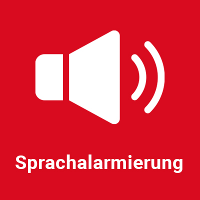 Piktogramm NSC Sprachalarmierung